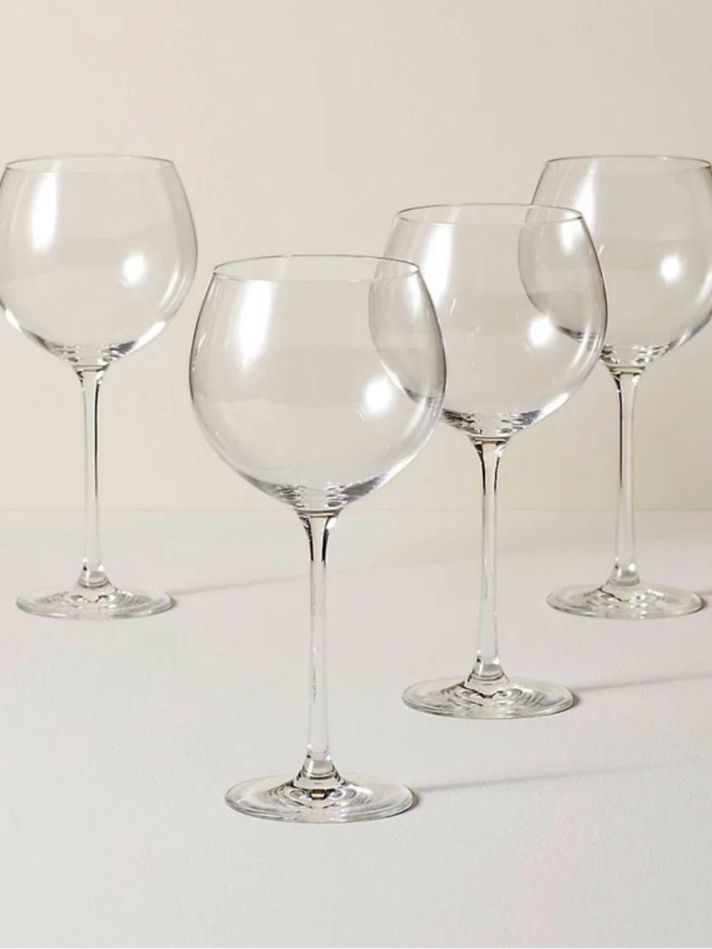 Lenox Clear Balloon Wine Glasses - Set of 4